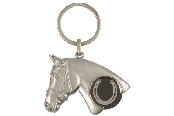Keyring Horse Head + Horse Shoe