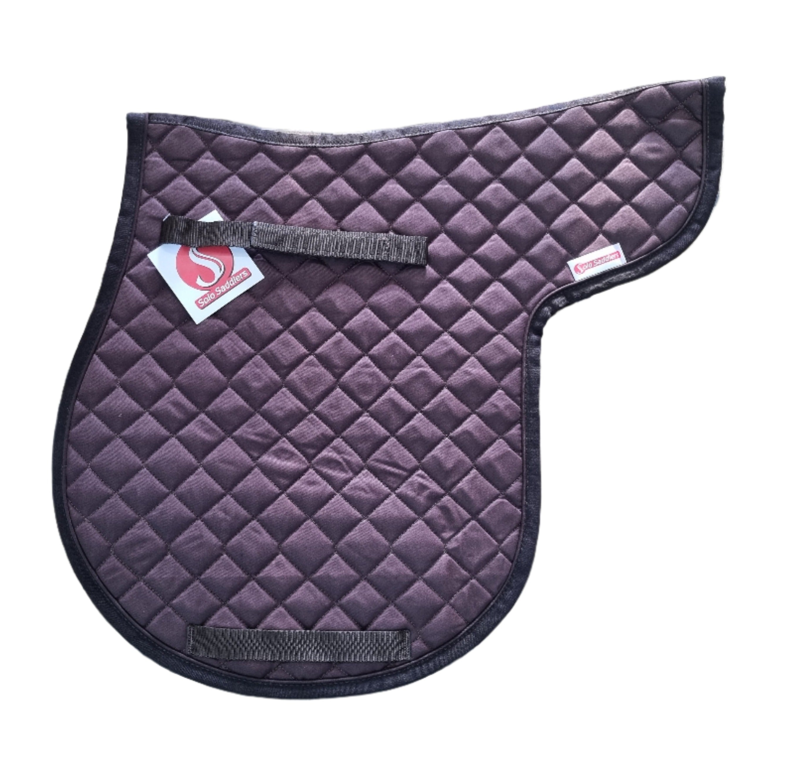 Saddle Pad Quilted Shaped Solo