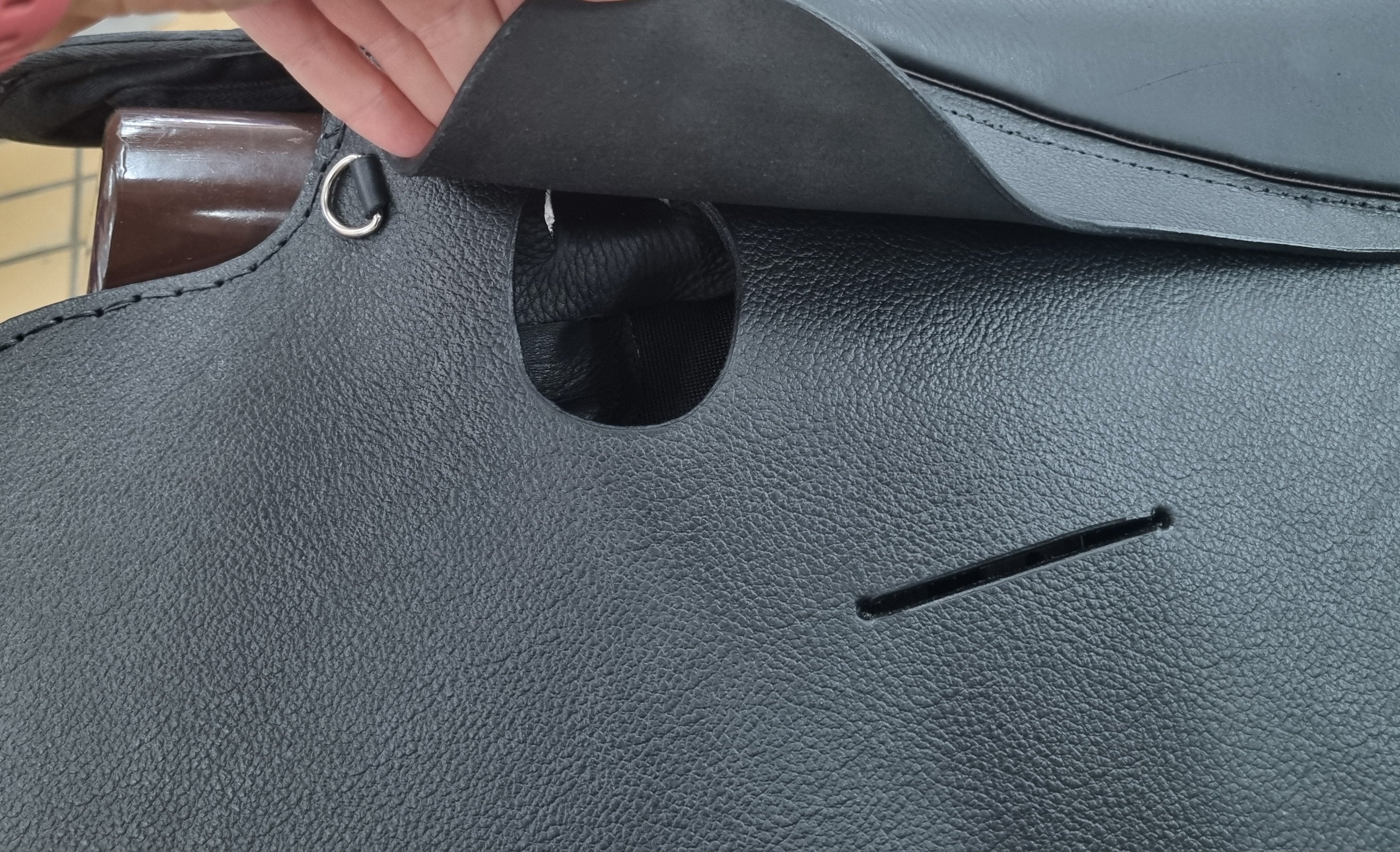 Saddle Exercise Leather Fitted Solo