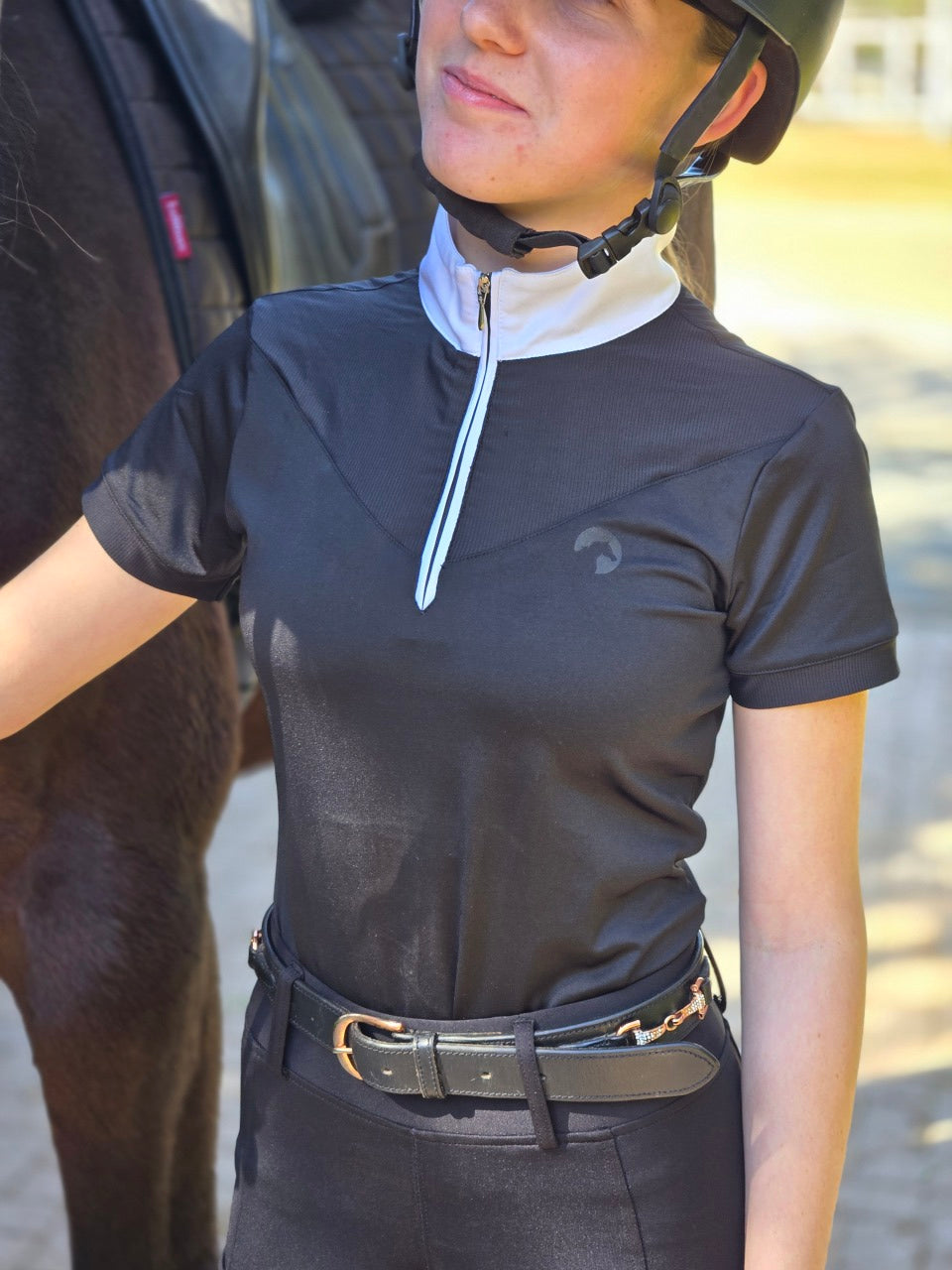 Show Shirt Satin Short Sleeves Solo