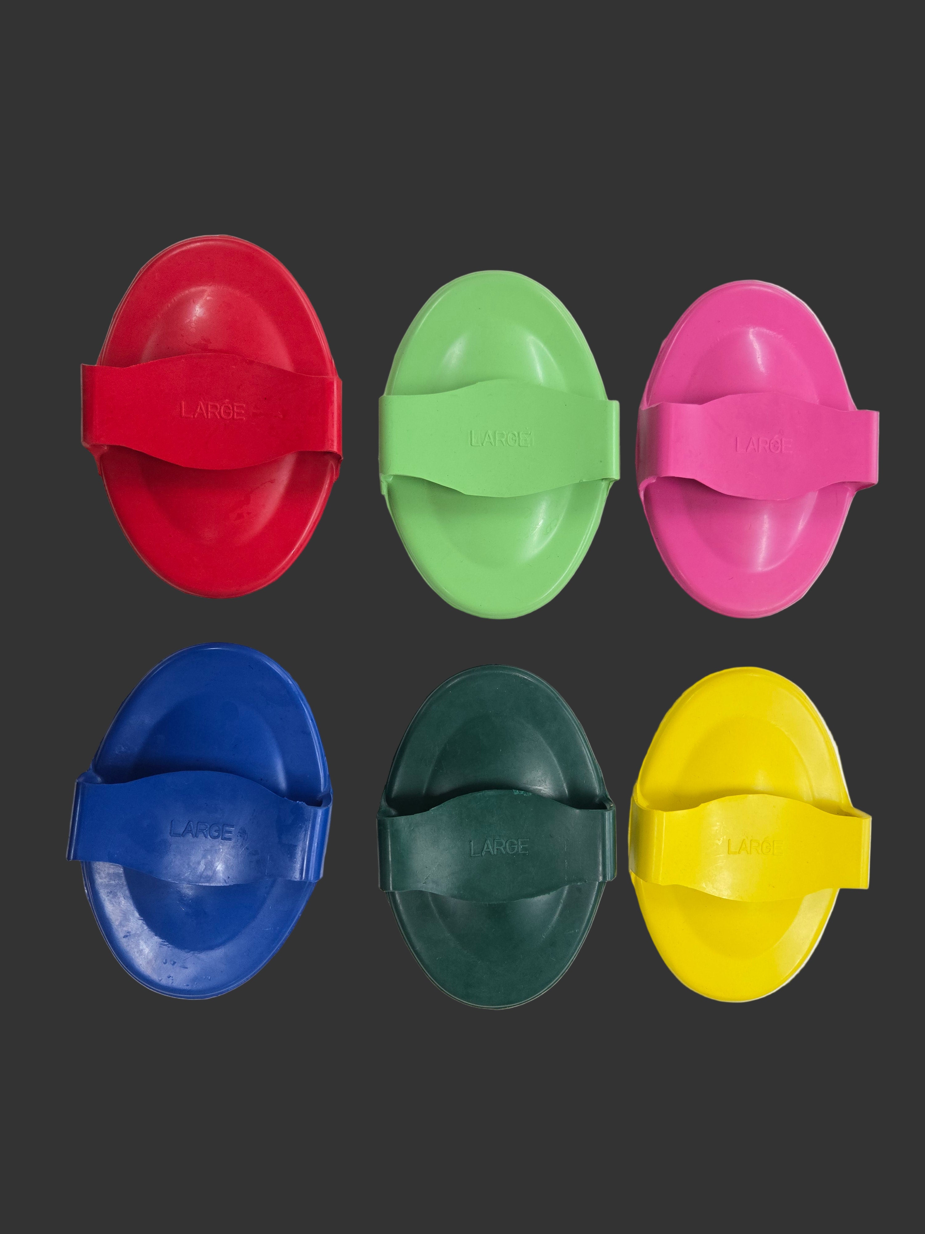 Curry Comb Rubber Coloured