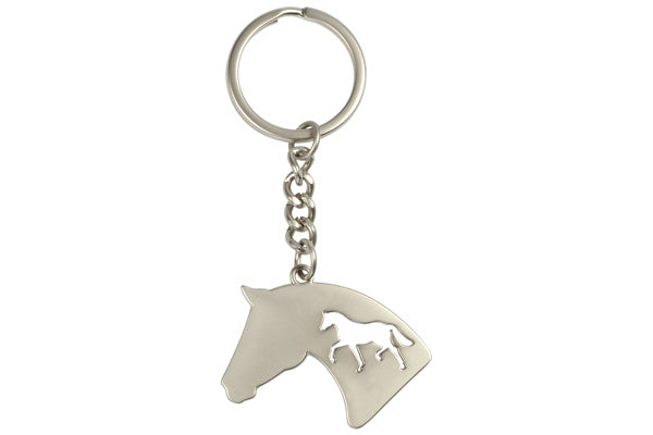 Keyring Horse Head Silhouette