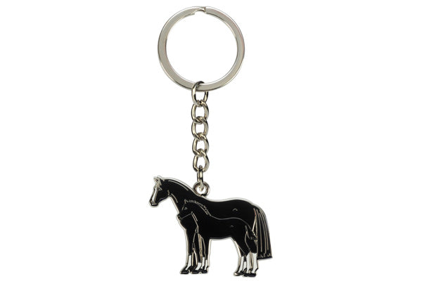 Keyring Mare & Foal Black