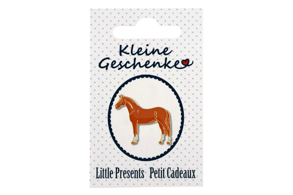 Pin Lapel Horse Chestnut