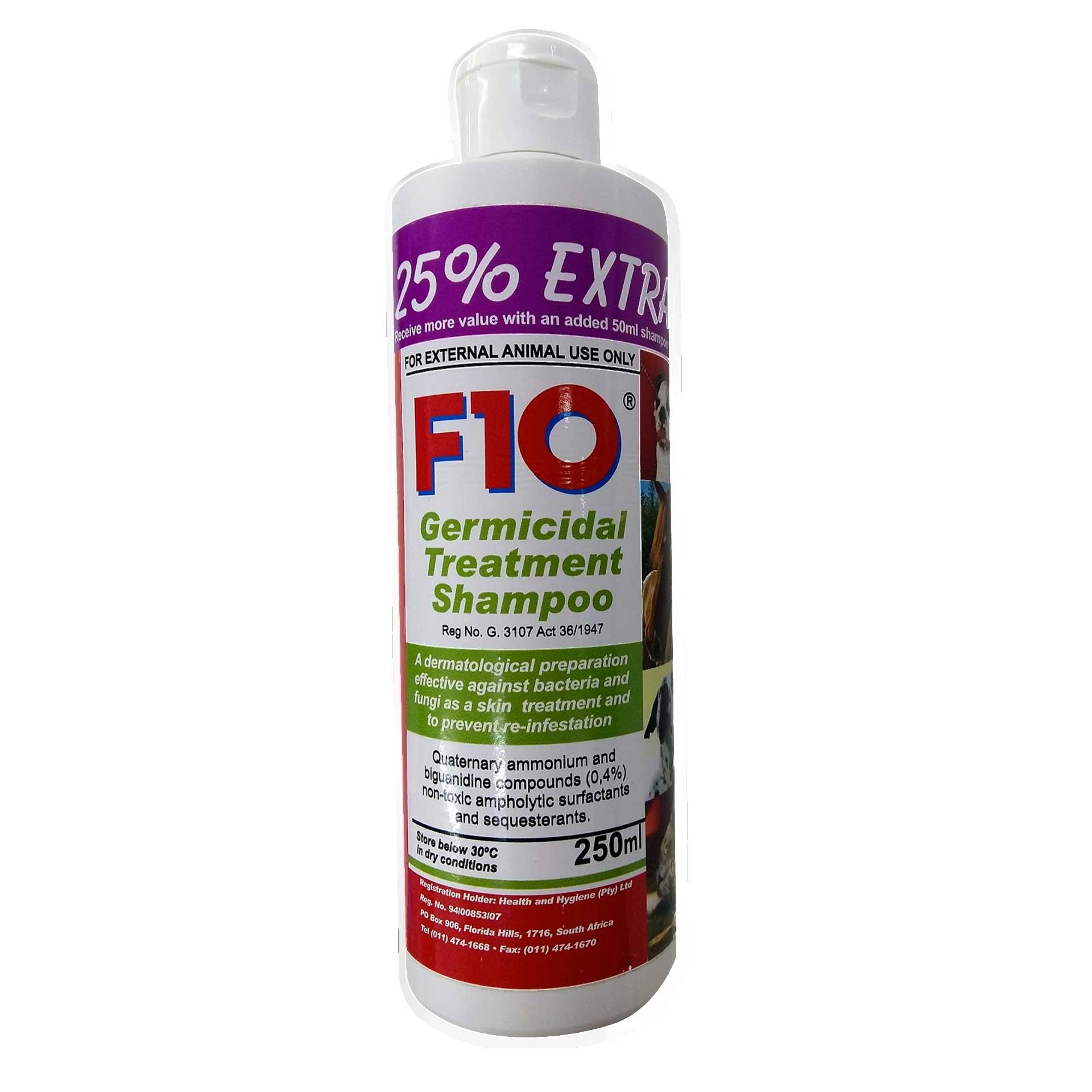 F10 Germicidal Shampoo 250ml Solo Saddlers