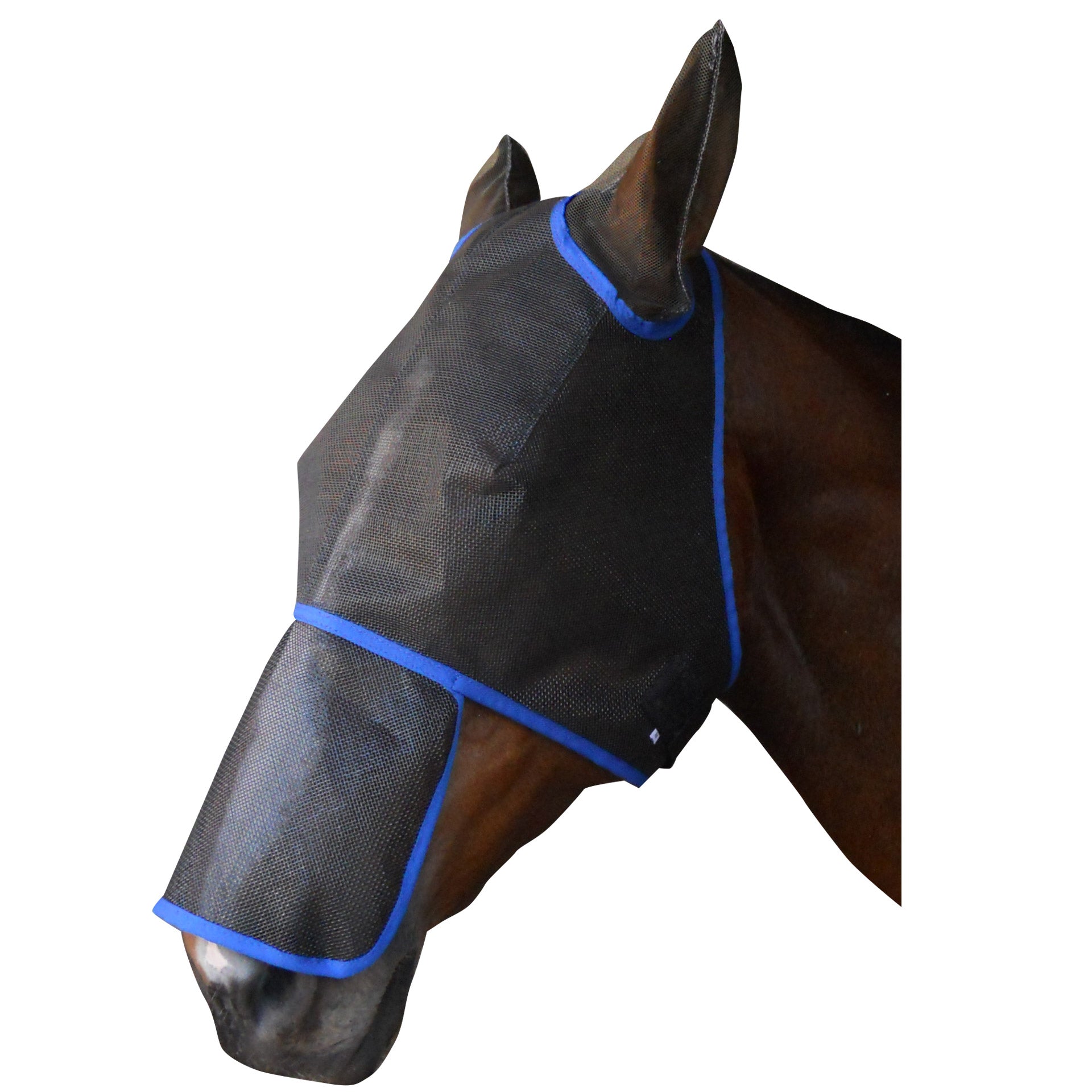 Fly Mask Ear Pocket + Nose Flap Solo