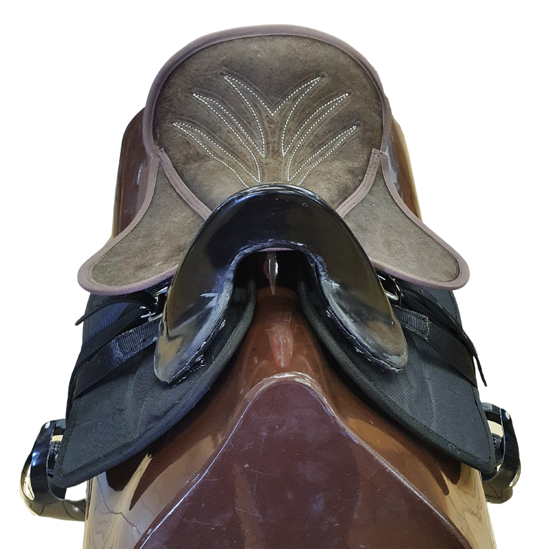 Saddle Trail Child Suede Solo 14"