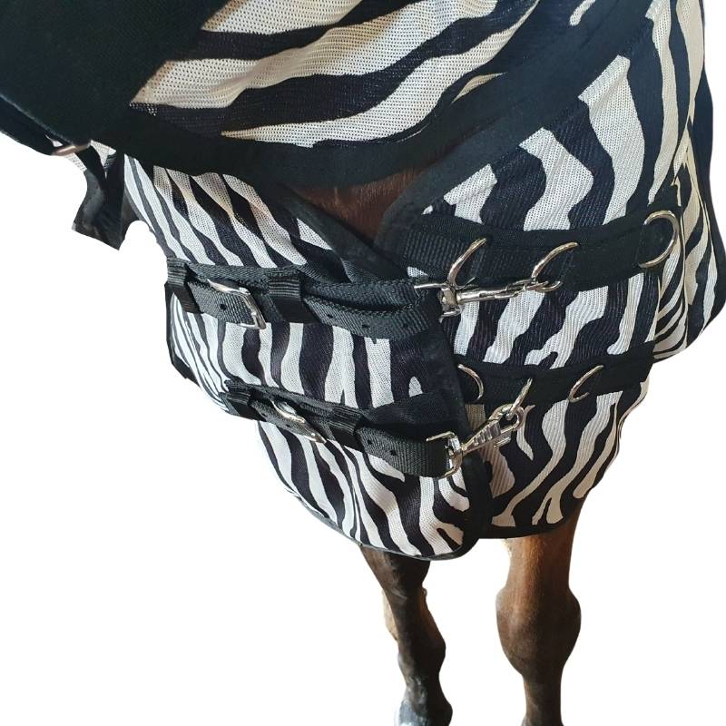 Fly Sheet & Neck Solo Zebra